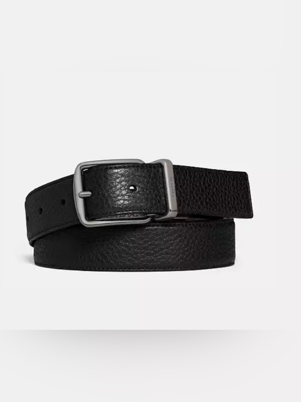 Coach Harness Buckle Cut To Size Reversible Belt, 38 Mm
